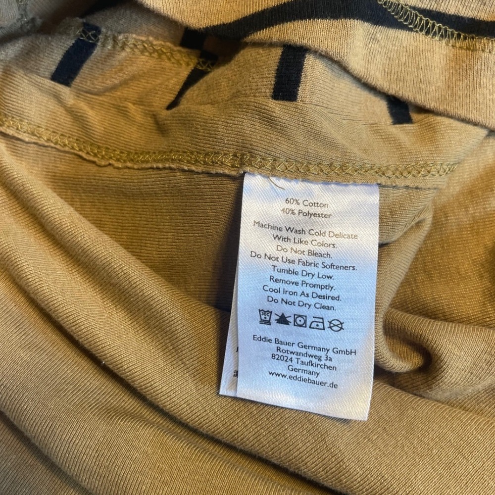 Eddie Bauer Striped Hoodie Long Sleeve Casual Comfy Athleisure Top - Picture 3 of 6
